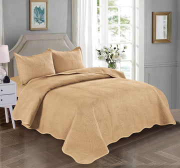 Cuvertură de Pat Matlasată | 230x250 cm | Set Decorativ Dormitor | 0306