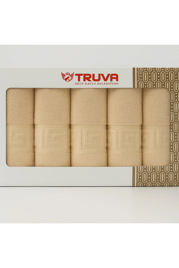 Set 4 Prosoape Baie Hoteliere Greek | 100% Bumbac Turcesc | 500 g/mp, 2x70x140 cm + 2x50x90 | 0017