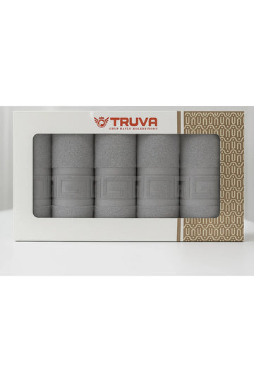 Set 4 Prosoape Baie Hoteliere Greek | 100% Bumbac Turcesc | 500 g/mp, 2x70x140 cm + 2x50x90 | 0022