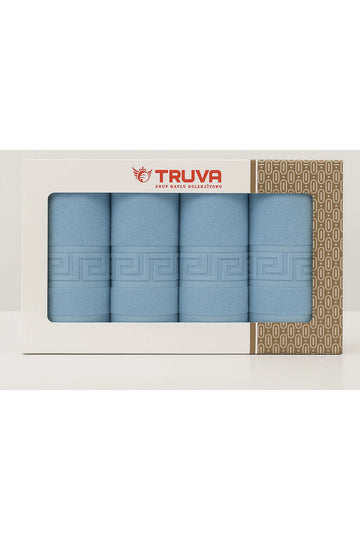 Set 4 Prosoape Baie Hoteliere Greek | 100% Bumbac Turcesc | 500 g/mp, 2x70x140 cm + 2x50x90 | 0025