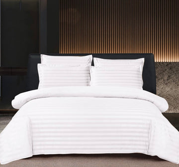 Lenjerie de Pat Damasc Premium | 6 Piese | 230x250 cm | 0210