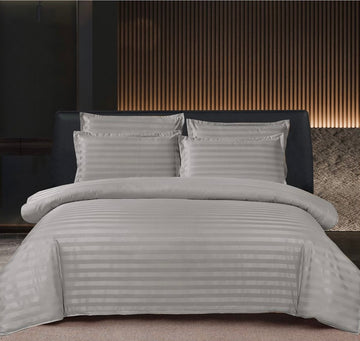 Lenjerie de Pat Damasc Premium | 6 Piese | 230x250 cm | 0209