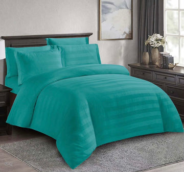 Lenjerie de Pat Damasc Premium | 6 Piese | 230x250 cm | 0199