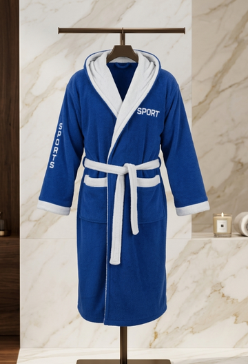 Halat Unisex, Cocolino | Albastru | Confort, Protecție și Igienă |