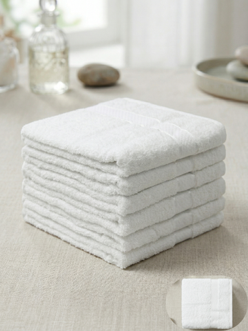 Set 6 Prosoape Baie Hoteliere Dray | 100% Bumbac Turcesc, 400 g/mp | 50x90 cm | 0002