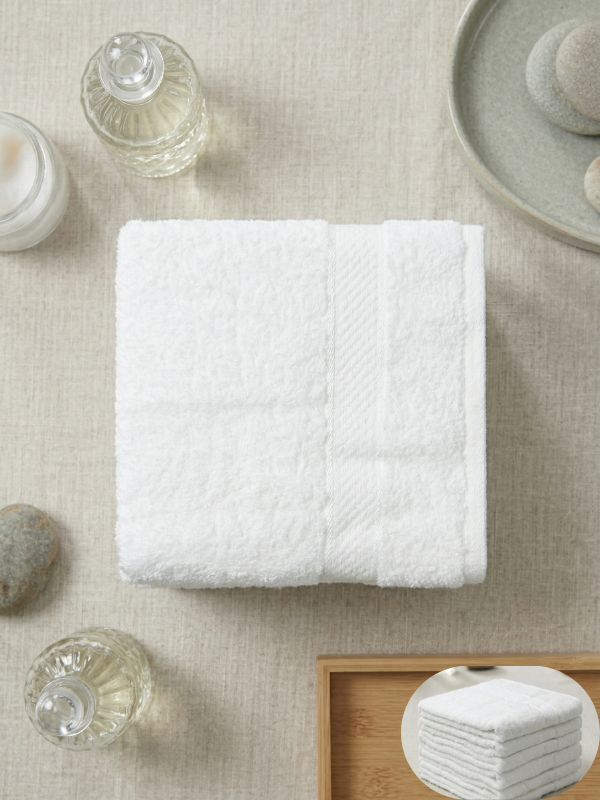 Set 4 Prosoape Baie Hoteliere Dray | 100% Bumbac Turcesc | 400 g/mp | 70x140 cm | 0001