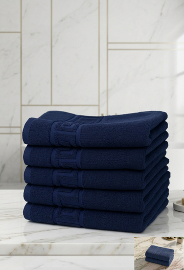 Set 5 Prosoape Baie Hoteliere Greek | 100% Bumbac Turcesc | 500 g/mp, 5x50x90 cm | 0010