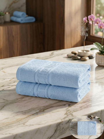 Set 2 Prosoape Baie Hoteliere Greek | 100% Bumbac Turcesc | 500 g/mp | 70x140 cm | 0029