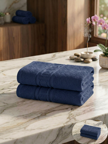 Set 2 Prosoape Baie Hoteliere Greek | 100% Bumbac Turcesc | 500 g/mp | 70x140 cm | 0030