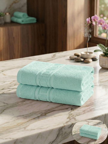 Set 2 Prosoape Baie Hoteliere Greek | 100% Bumbac Turcesc | 500 g/mp | 70x140 cm | 0031