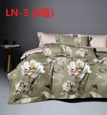 Lenjerie de Pat 6 Piese cu Elastic | 180x200 cm | 0278