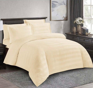 Lenjerie de Pat Damasc Premium | 6 Piese | 230x250 cm | 0206