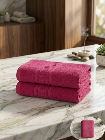 Set 2 Prosoape Baie Hoteliere Greek | 100% Bumbac Turcesc | 500 g/mp | 70x140 cm | 0034