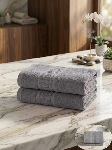 Set 2 Prosoape Baie Hoteliere Greek | 100% Bumbac Turcesc | 500 g/mp | 70x140 cm | 0035