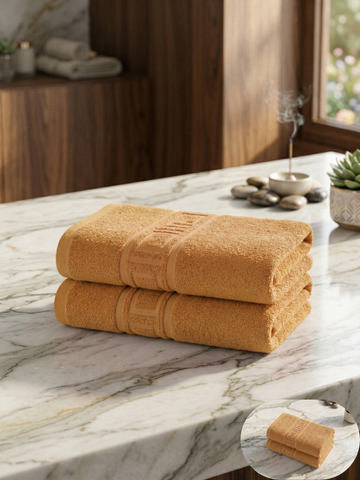 Set 2 Prosoape Baie Hoteliere Greek | 100% Bumbac Turcesc | 500 g/mp | 70x140 cm | 0038