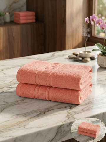 Set 2 Prosoape Baie Hoteliere Greek | 100% Bumbac Turcesc | 500 g/mp | 70x140 cm | 0039