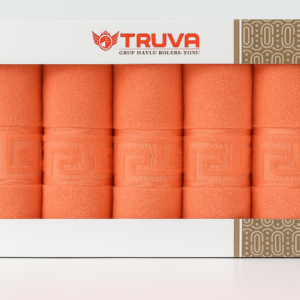 Set 4 Prosoape Greek – 100% Bumbac, 500 g/mp, 2x70x140 cm + 2x50x90 cm - Somon